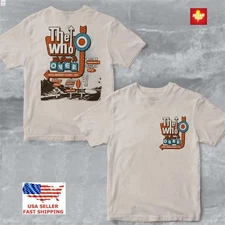 New Apparel The Who Farewell Tour 2025 Retro Sign Concert Merch T-Shirt Gift