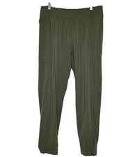 Columbia Women's L Performance Joggers Green Outdoors Utility Cargo Hiking