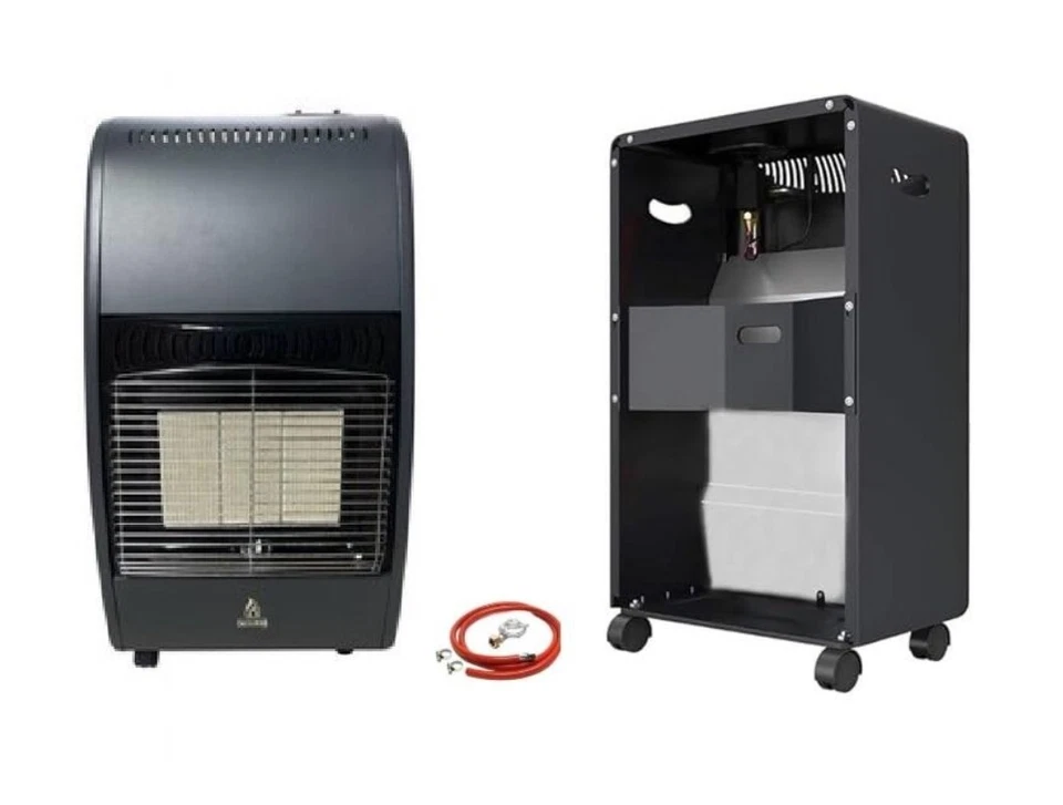 NEGOZIO MATTO SRLS STUFA A GAS CON 3 MODALITÀ LIVELLI RISCALDAMENTO 4.2KW BOMBOLA DA 15KG 46x41x75