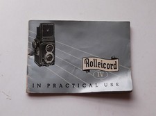 ROLLEI ROLLEICORD IV CAMERA ORIGINAL INSTRUCTION MANUAL ENGLISH VINTAGE ORIGINAL