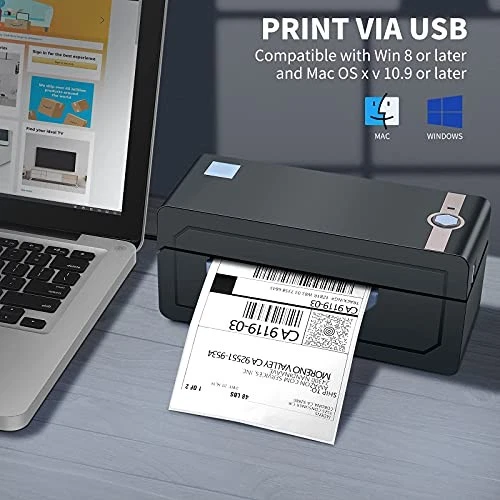 Bluetooth Thermal Label Printer, 4x6 Shipping Label Printer, Compatible - Image 4 of 4