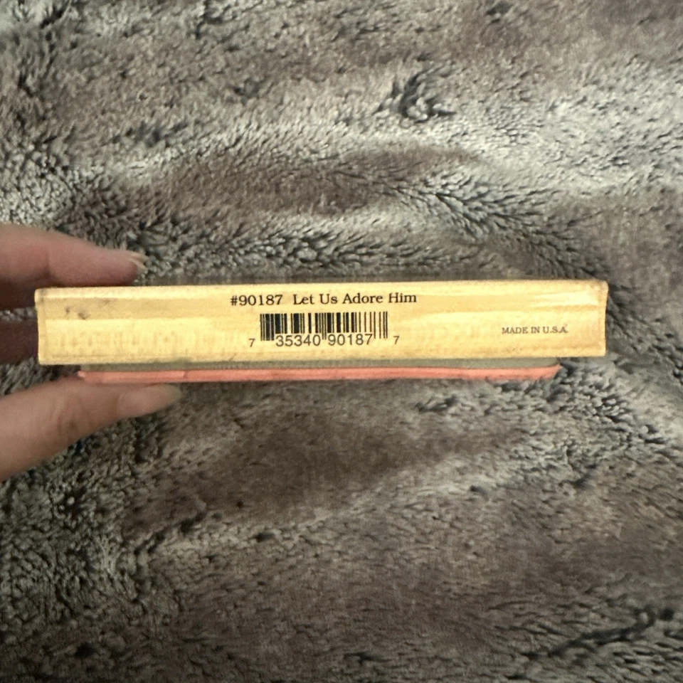 Sellos Suceden Heidi Satterberg Estampilla de Goma Adorémoslo Belén de Navidad Foto 2 de 4