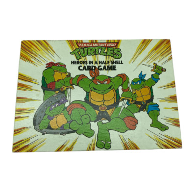 Teenage Mutant Ninja Turtles Heroes In A Half Shell Kartenspiel 1990