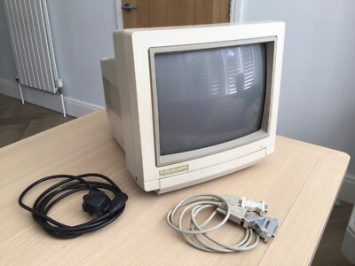 Sehr seltener Commodore 1084S-P1 (Philips Made) CRT Monitor Amiga Commodore & Kabel
