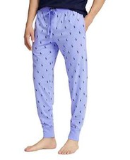 POLO RALPH LAUREN Men's Light Blue Sleeping Sleep Jogger Pants NEW Medium