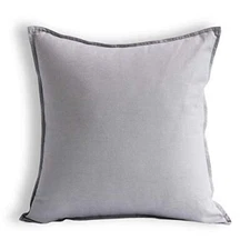 SureGuard Pillowcase Cousion Cover Decor 20" x 20" (Pack of 1) Silver Grey
