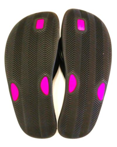Sandali Nike neri con logo rosa donna Bella Kai infradito/perizoma taglia 10 - Foto 3 di 6