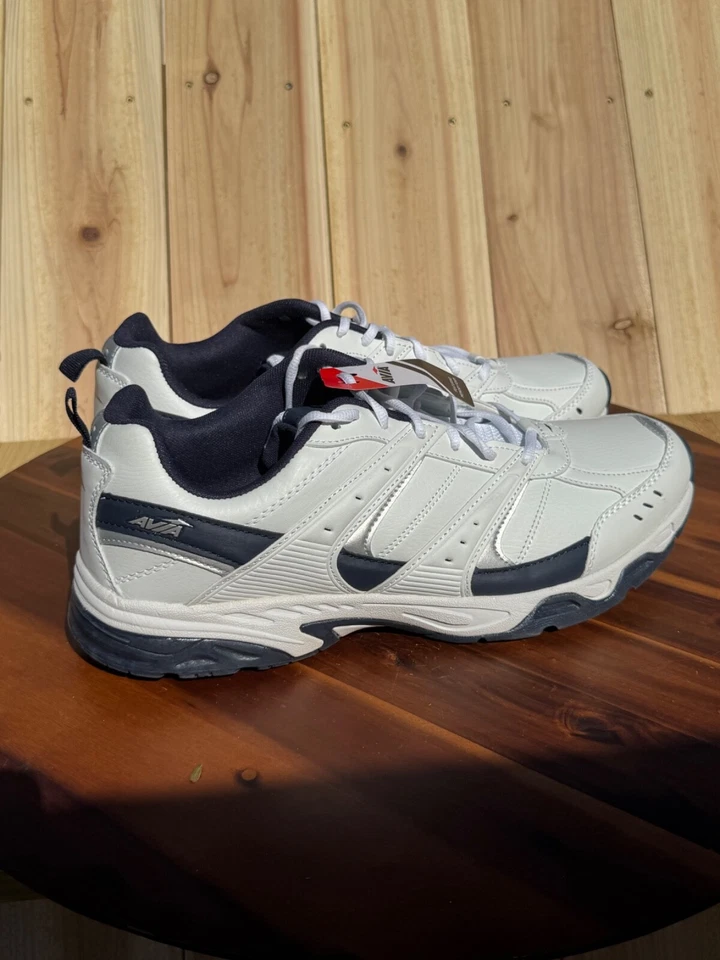 Tênis Avia Avi Verge masculino com cadarço branco marinho verdadeiro tamanho 14 A1313MWD - Imagem 3 de 4