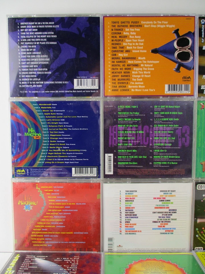 Paquete de 20 CD Hit Machine 8-9-10-11-12-13-14-15-16-17-18-19-20-21-22-23-25-26-27-28 Foto 3 de 4