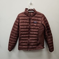 Patagonia Down Sweater Puffer Lightweight Jacket Dark Ruby Women's Size Medium