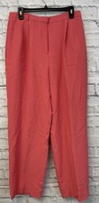 New Talbots pants womens sz 14 Made Italy pleat lined trouser HIGH waist MOM vtg