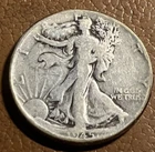 elf Walking Liberty Half Dollar 1945  World War II  W17