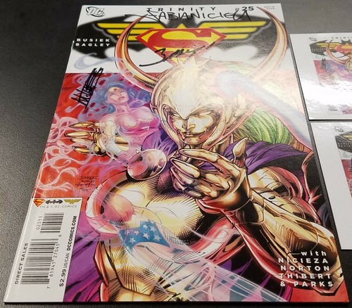 Trinity (2008) #2-48 SIGNIERT NOTARIELL BEGLAUBIGT Thibert Bagley Nicieza Kesel Norton Floyd - Bild 145 von 248