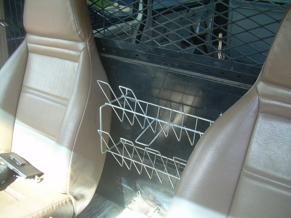 Van Door Partition Wire Steel Paper Holder Wall Mount - Image 2 of 2