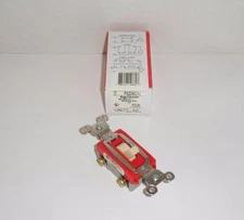 Pass & Seymour PS20AC1-I Spec Grade Single Pole Switch 20A 120/277VAC Ivory