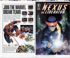 ADAM HUGHES NEXUS LIBERATOR #4 ORIGINAL PRODUCTION ART COVER DARK HORSE COMICS