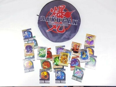 Bakugan Battle Arena - Tasche, 22 Karten Top Zustand 