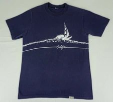 Vintage 80's Crazy Shirts California surf double sided shirt fits modern S/M