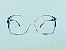 Vintage DIANE VON FURSTENBERG - Large Eyeglass Frames - Gray Frost - Valencia