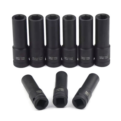 10/11/12/13-36mm Deep Impact Socket CRV Heavy Duty  Socket 1/2'' Drive 78mm Long 