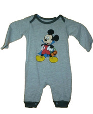 Mickey Mouse Halloween one piece play suit Gray 6-9 months