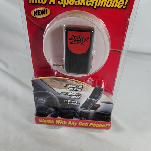 Jupiter Jack Make Your Cell Phone Hands Free Adapters Included NIP - Picture 4 of 7