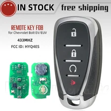 NEW FOR 2022 2023 CHEVROLET BOLT 4 BUTTON REMOTE START KEY FOB 13535665 HYQ4ES