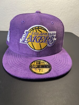 New Era Los Angeles Lakers Throwback Corduroy 59FIFTY Fitted