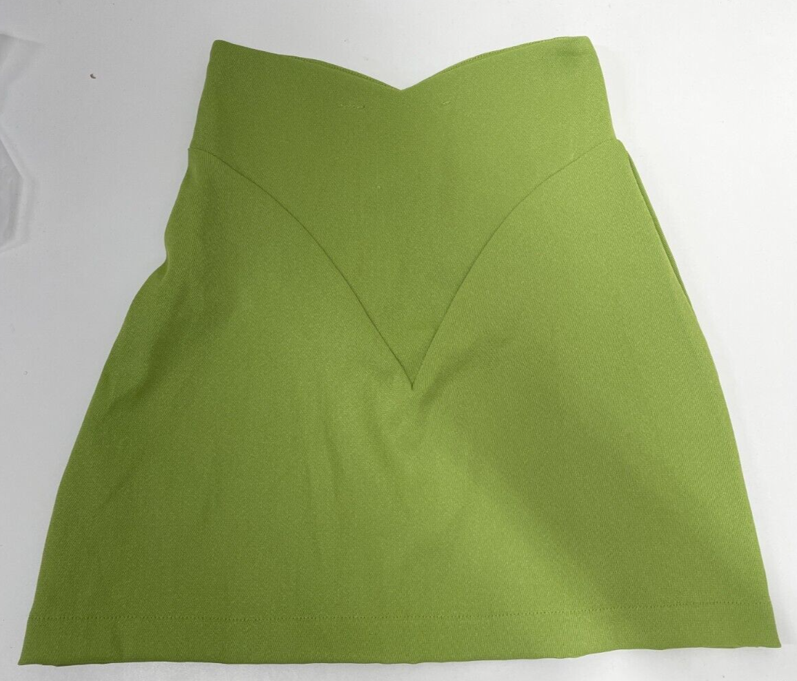 スカート SAMI MIRO VINTAGE WOMEN Butterfly Mini Skirt Green Sami Miro Vintage Women's S Butterfly Skirt Mod Green Up