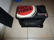 sehr sch&ouml;ne K&uuml;hltasche mit Werbung von Lucky Strike Zigaretten "guter Zustand"