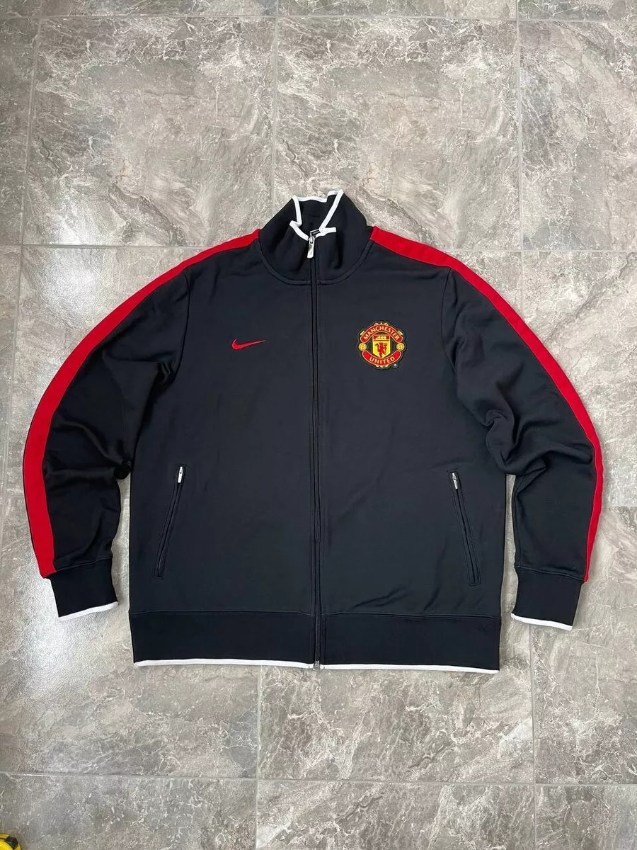 Manchester United 2011 2012 Football Soccer Track Jacket Training N98 Nike sz XL
