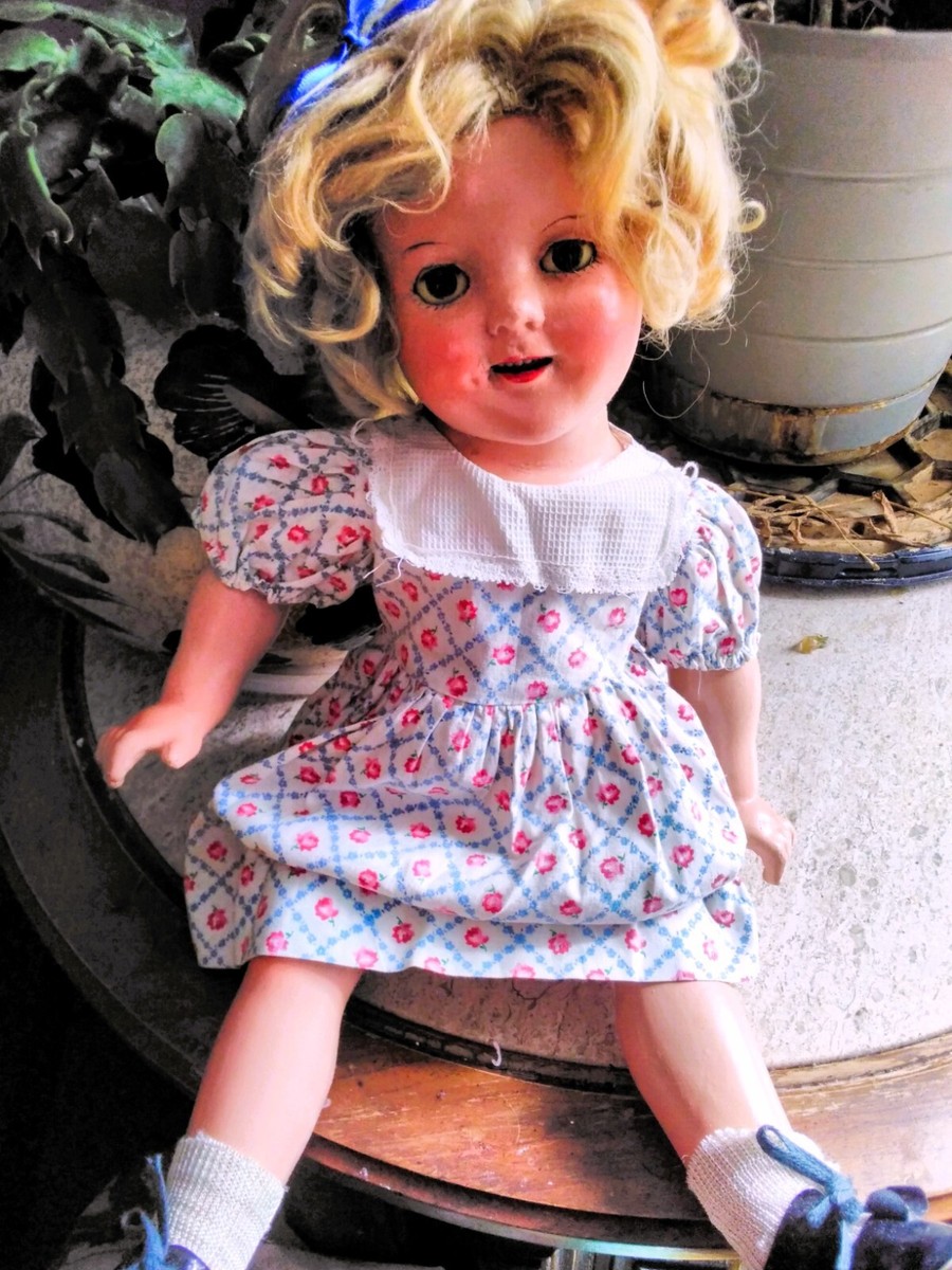 Shirley Temple Composition Doll Vintage 1930s Shirley Temple 13