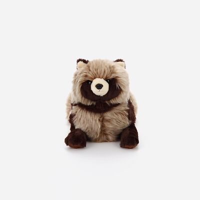 lemmikkiさま Sun Lemon Hizatanuki Knee Raccoon Dog M Plush Doll Toy