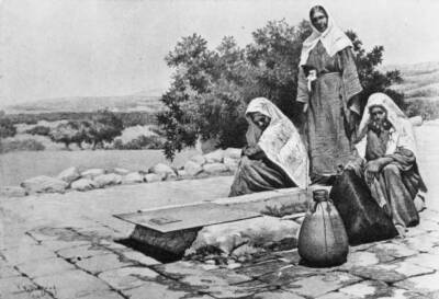 King David's Wells in Bethlehem circa 1900 OLD PHOTO