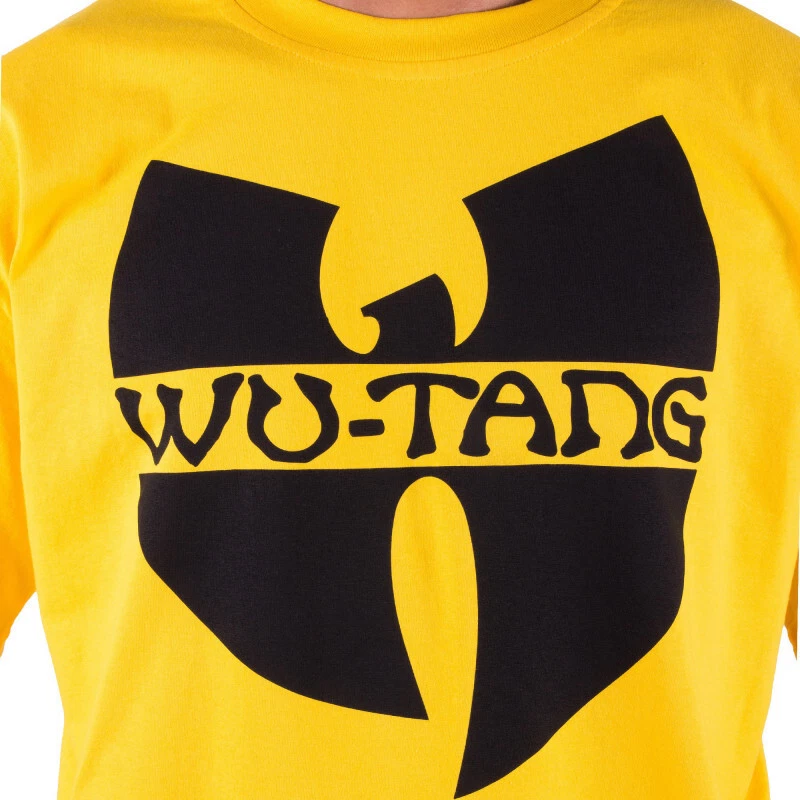 WU WEAR WU TANG CLAN LOGO T-SHIRT YELLOW