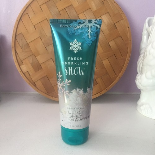 Bath & Body Works Fresh Sparkling Snow Ultra Shea Body Cream 8oz.