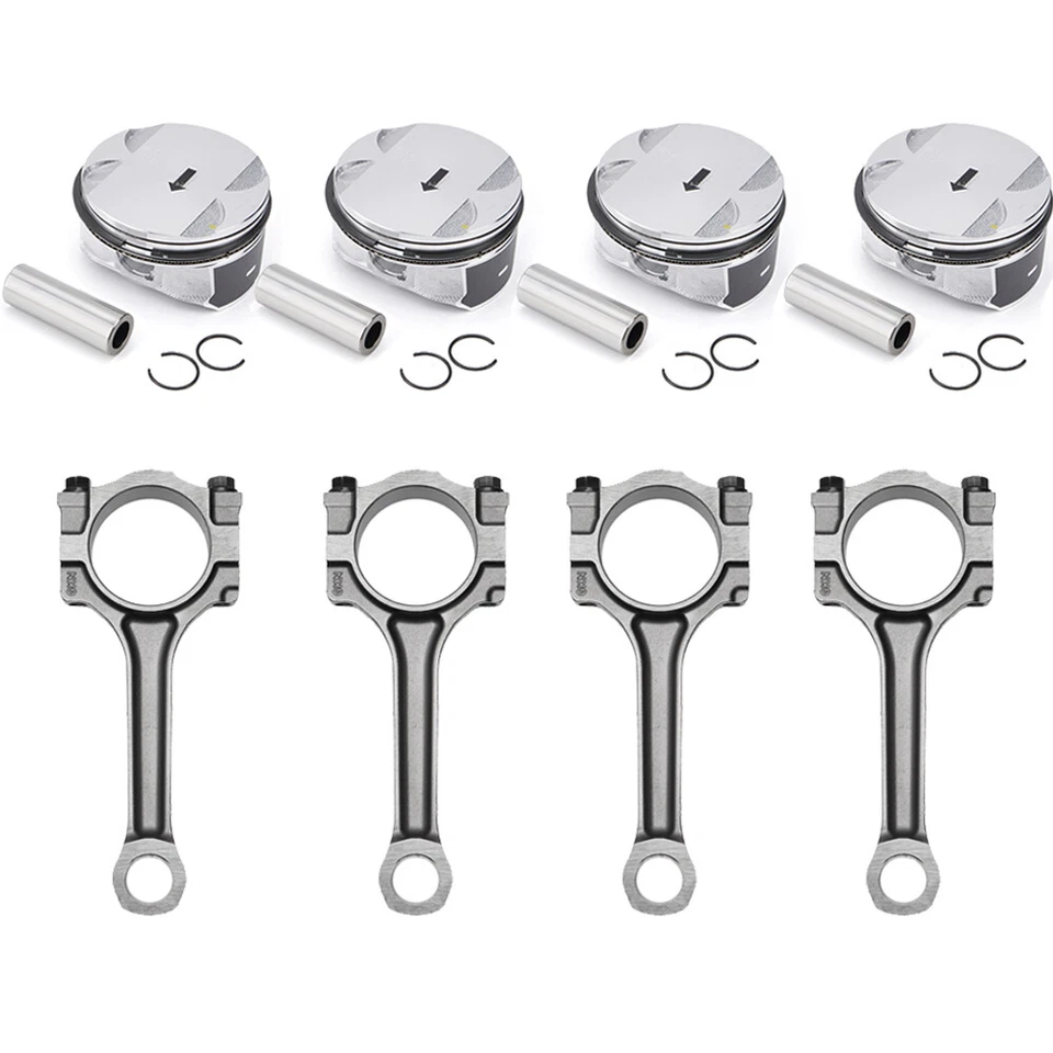 Kit de varilla de conexión de pistones y anillos apto para Buick Chevrolet GMC Saturn Aura 2,4 L Foto 2 de 4