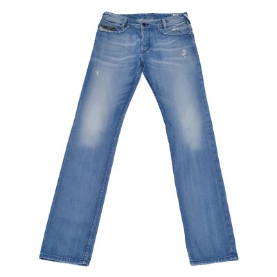 Diesel Iakop 0807K Regular Slim-Tapered Men's Blue Jeans Denim - Main Image