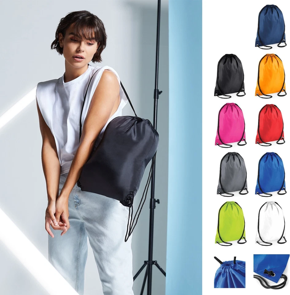 Kinder einfach P.E. Tasche/BagBase Premium Fitnessstudiotasche wasserdicht, 9 Farben