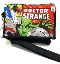 Marvel-Comics-Handmade-Wristlet-Money-Coin-ID-Credit Card-Mini-Bifold-Wallet