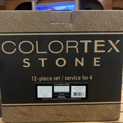 Noritake Colortex Stone 12-Pc. Dinnerware Set H1204 Service for 4