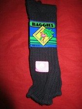 1 Pair Med Vintage Classic Retro 95 Cotton Baggies Women Socks Navy USA 10-13