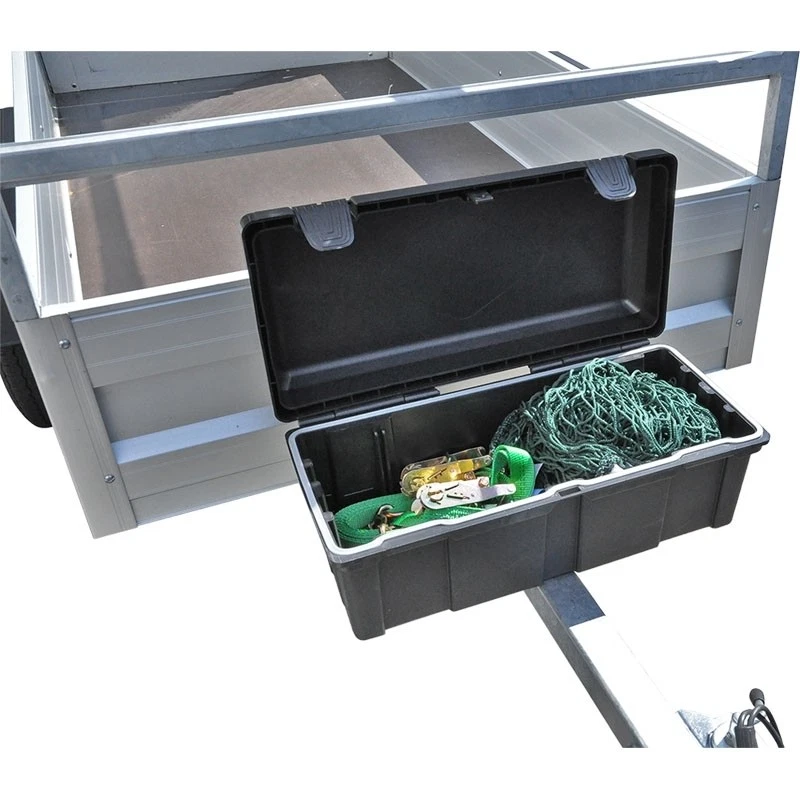 Deichselbox Daken Blackit 0 610x310x250 mm Werkzeugkasten Anhänger Staukiste Box - Bild 4 von 4