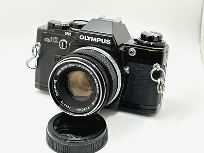 Olympus OM-10 35mm SLR Film Camera - Black w/ S Zuiko 50mm, 35