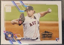 2021 Topps Employee Edition Blake Taylor Rare Parallel RC #228 Houston Astros