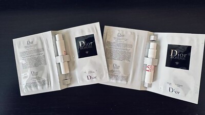 2x Dior Homme Sport Eau de Toilette, After Shave Balm, Shaving Creme Sample Sets