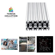 10pcs 59inch T Slot 2020 Aluminum Extrusion European Standard Anodized Linear...
