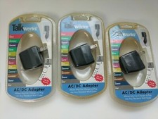 Lot of 3 AC/DC AC to 12V DC Universal Wall Power Adapter Converter