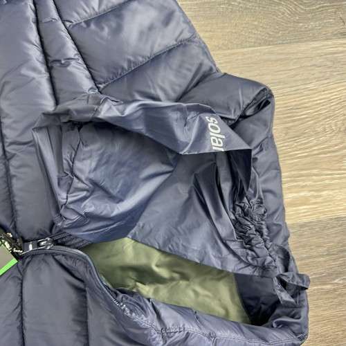Solaris Men Puffer Vest Jacket Full Zip Natural Down 3XB Packable Carry Bag - Picture 9 of 11
