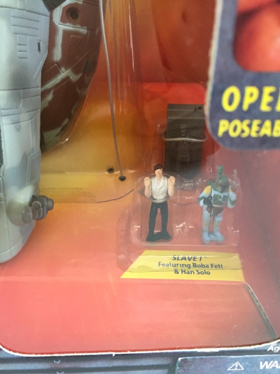 Star Wars Action Fleet Slave 1 I Boba Fett & Han Solo Micro